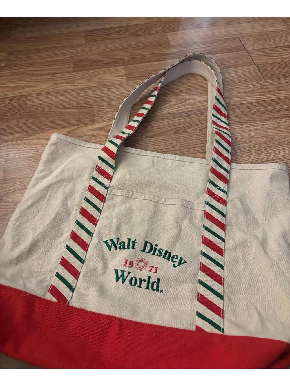 Walt Disney World Canvas Christmas Tote Bag - Picture 6 of 8